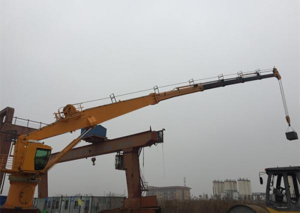 Versatile Offshore Pedestal Jib Crane Low Power Consumption For Vessel