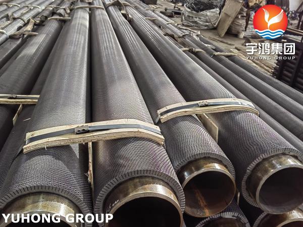 Serrated Helical Finned Tube ASTM A312 TP304 For Economizers