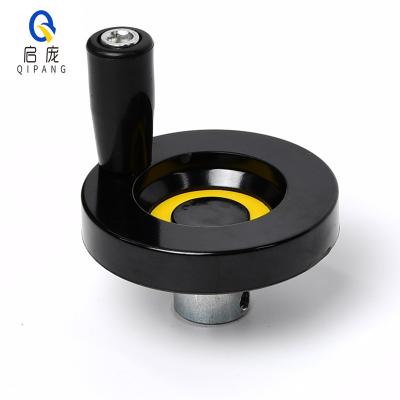 Diameter 100mm Screw Nut Machine Handwheel With Handle