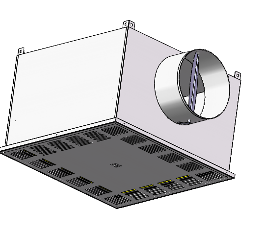 Clean Rooms Air Supply Outlet H13 99.97% Efficiency Air Outlet
