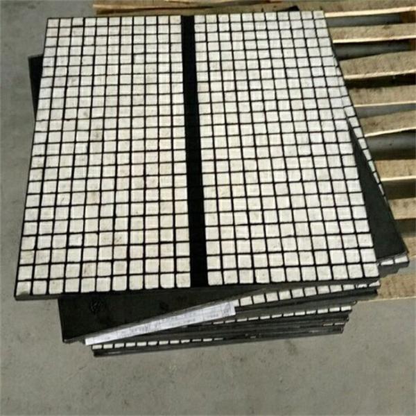 Vista - a placa cerâmica de alinhamento cerâmica de borracha resistente do desgaste da alumina de 99%