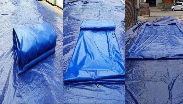 Черный портативный пол 10' гаража циновка мойки x20 раздувная