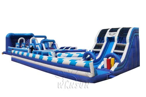 Giant inflatable playground WSP-305/including slides,trampolines and obstacles