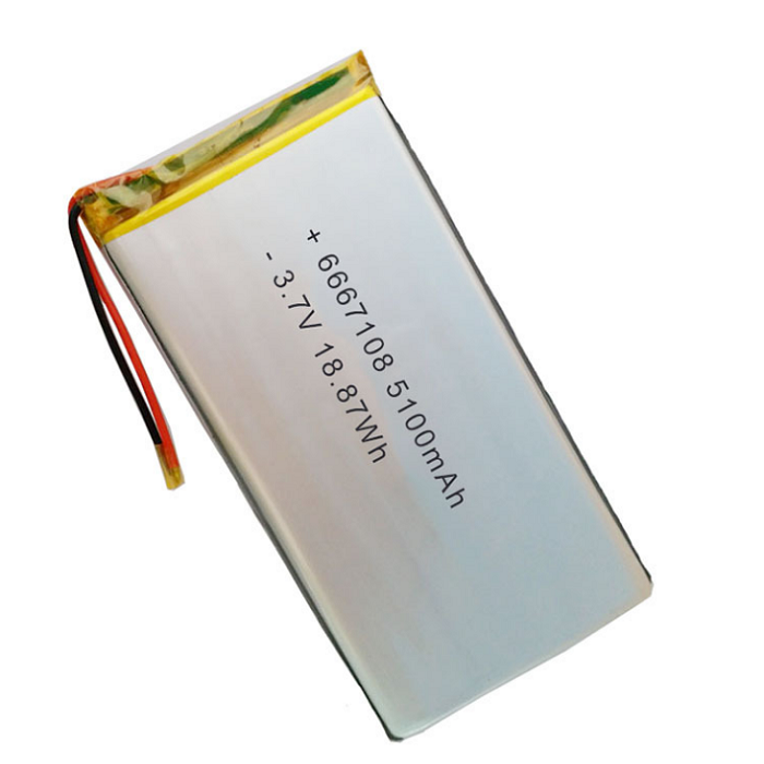 18.87Wh Li Ion Polymer Battery 3.7V 5100mAh Lithium Polymer Battery For RC Helicopter