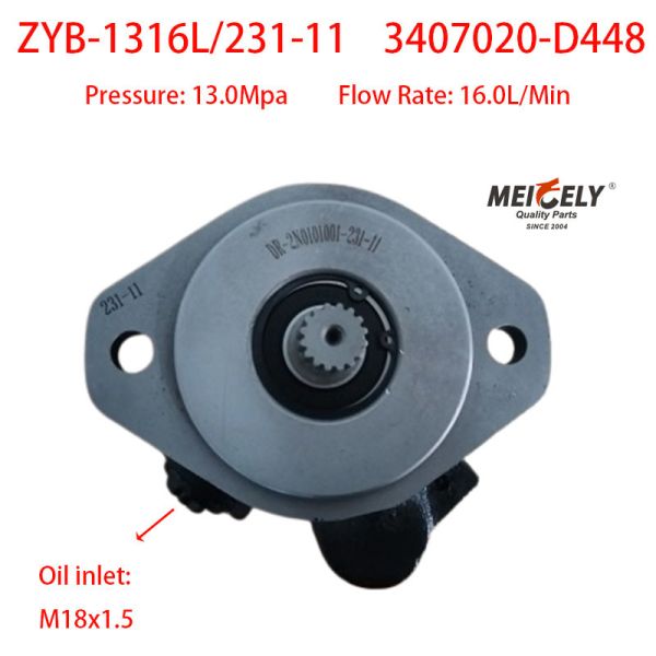 Части двигателя ZYB-1316L/231-11 Weichai Deutz силовой насос рулевого управления