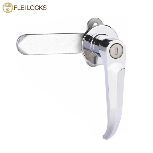Corrosion Resistant Metal Cabinet Handle Lock L Shape Lock Fashion Design