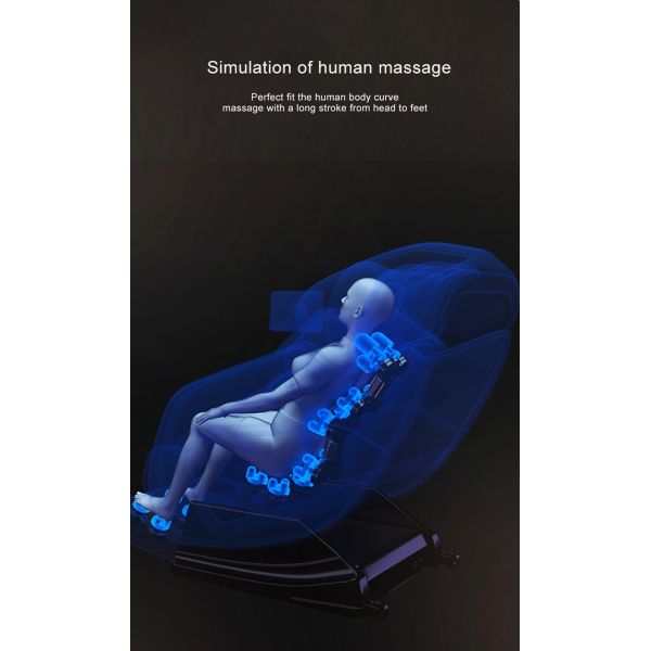 Bluetooth HIFI Leather Recliner Massage Chair For Back Pain ROHS OEM