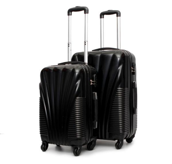 China baigou biggest PC ABS travel trolley luggage cases bag from factory