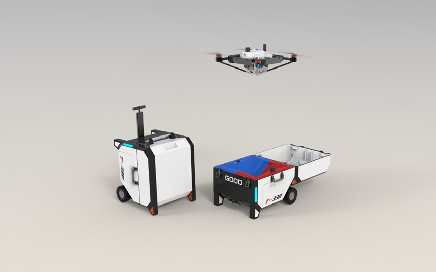 GODO T330 портативные системы беспилотного летательного аппарата.