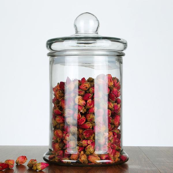 frascos de vidro da boca larga do Borosilicate do armazenamento da especiaria 2500ml
