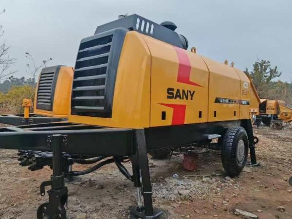 2012 Sany Used 6013 Trailer Pump ，Old Concrete Pump Tow Behind