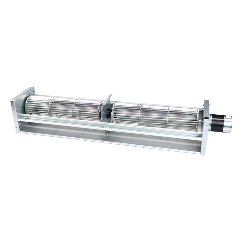 High Air Volume Silent Extended Cross-Flow Fan Small-Sized DC24V OEM HY-82 Series Aluminum Alloy