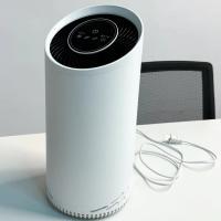 Purificador de aire HEPA con control táctil blanco con temporizador de plasma frío con filtro de carbono activado Luz nocturna
