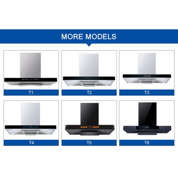 220V 50Hz Ducted Side Vent Range Hood 700mm 900mm