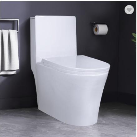 One Piece Elongated Comfort Height Toilet 1 Piece Round Toilet Hotel