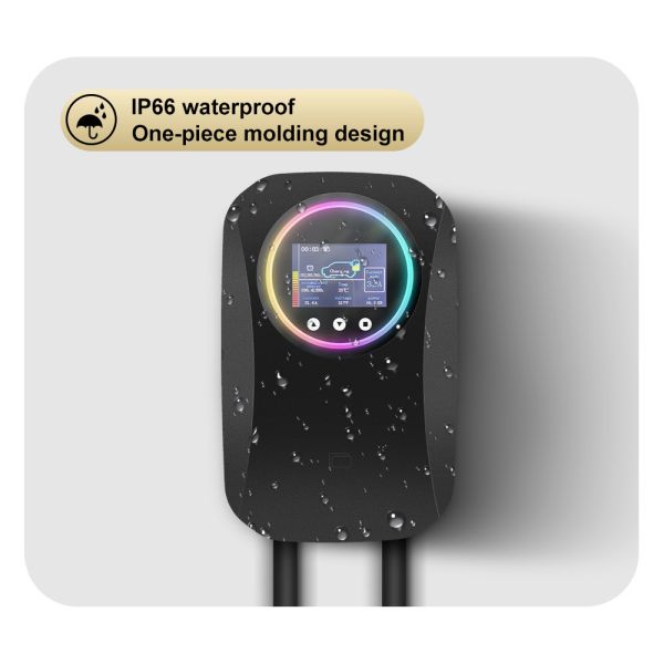 OEM ODM Type 2 AC Charging Smart Display Wall Mounted EV Charger