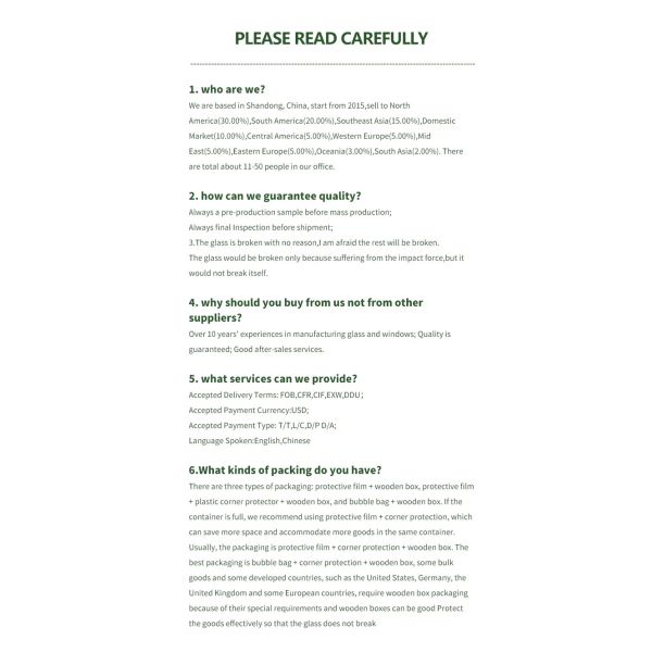 Fenêtres à persiennes en verre réglables fixes en aluminium avec revêtement en poudre