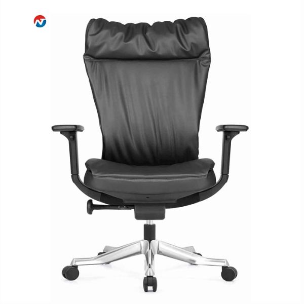 High Back Managers Executive Rolling Chair 350mma Aluminium Base Nylon Cater ODM
