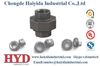 union black malleable iron pipe fitting cast iron UL factory