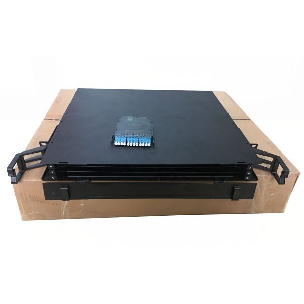 144core SM Monomode High Desity Rack Mount Optical Fibre MPO MTP Patch Panel Rack Mount Box