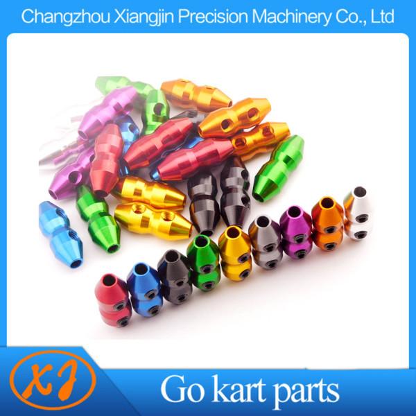 Adjustable Aluminium Anodised Go Kart Throttle Cable Clamp for Brake & Throttle OEM go kart spare parts