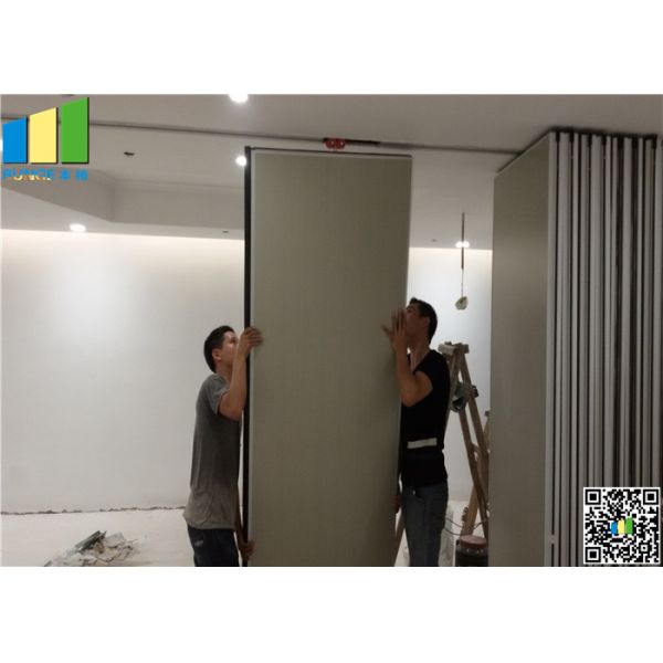 Foldable Movable Aluminium Wooden Movable Wall Panel For Hospital