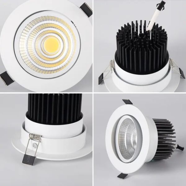 Rotating Black Ceiling Spotlights CE 30w Kitchen Ceiling Spotlight