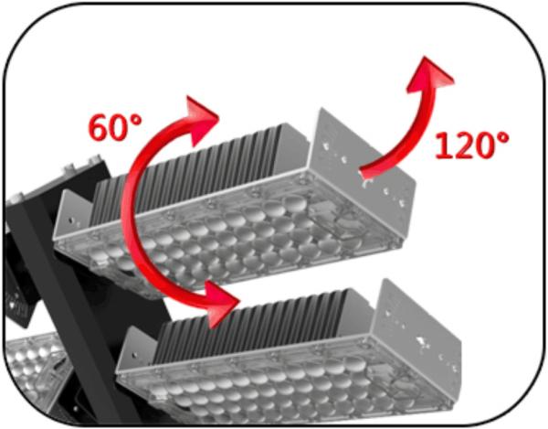 Topsung 40m high mast light 1000w led stadium sports light outdoor led flood lightings
