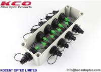 FTTH FTTA exterior impermeável SC APC adaptador de fibra óptica Splice fechamento 1 * 8 Splitter