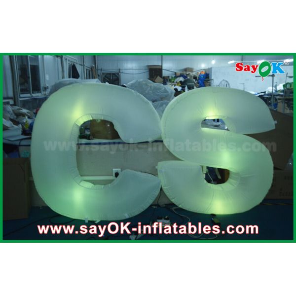 Раздувное свадьбы слов украшения письма письмо приведенное Inflable модельной гигантское со светами красочными