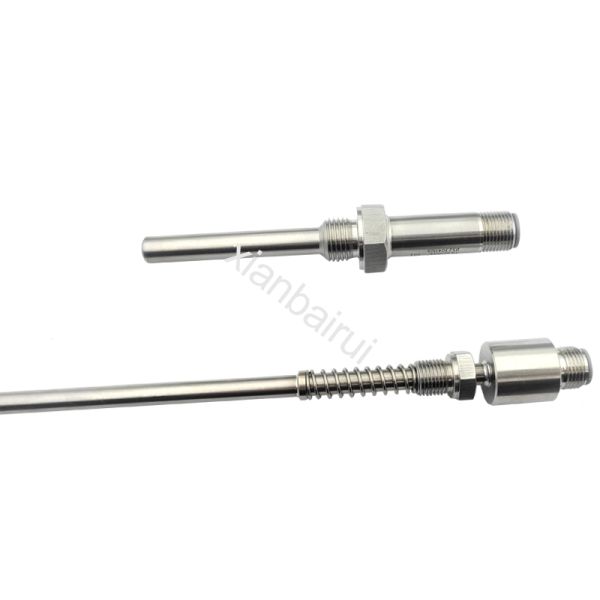 Small Temperature Sensor RTD 2-wire 3-wire 4-wire M12 Connector Design Easy to Replace