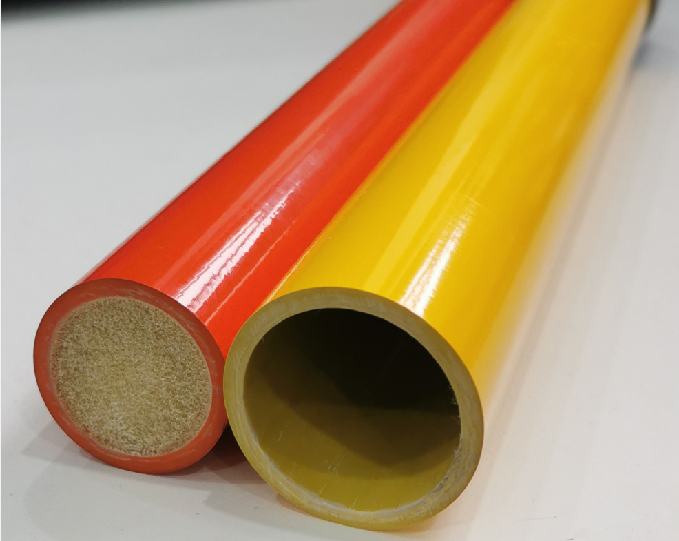 Горячая линия инструменты полые стекловолокна трубы / эпоксидные смолы стекловолокна изоляционные трубы