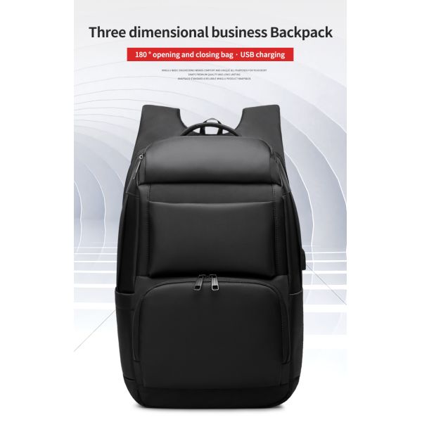 High quality products men's waterproof 17 inch Laptop Backpack Travel Business Backpack