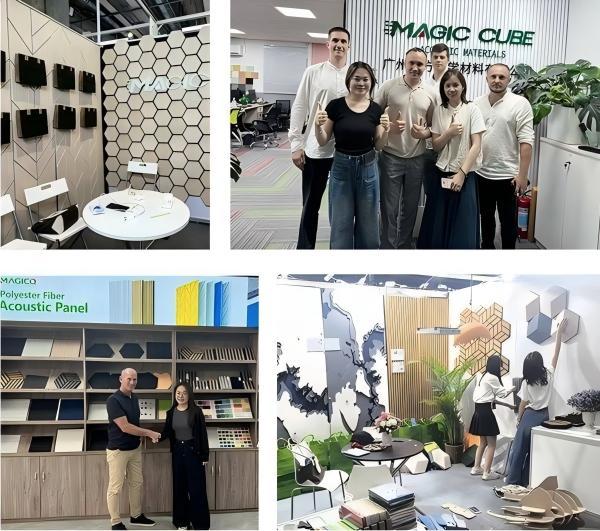 Gymnasium Polyester Fiber Acoustic Panel With Customization 3D Design