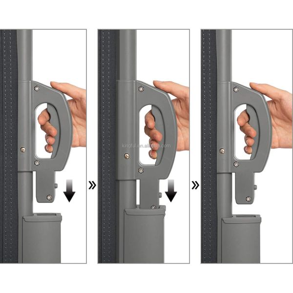 Grey Aluminum 200*300cm Retractable Side Shade Awning for Outside Garden and Patio