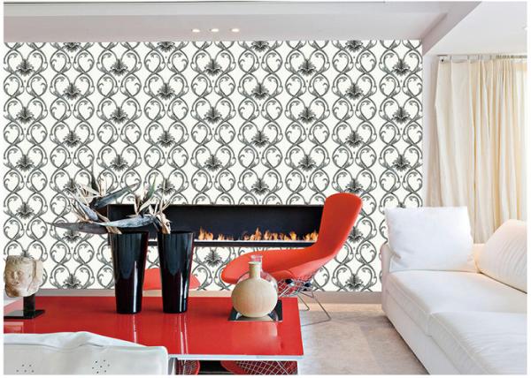 Mould Proof 1.06 Meter Wallpaper For Room Decoration , 1.06*15.6m Size