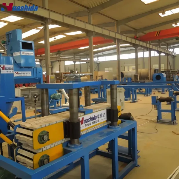O-Type Extrusion Coating Line for 3LPE Anti-Corrosion Pipe with Powder Coating and SA2.5 Surface Treatment