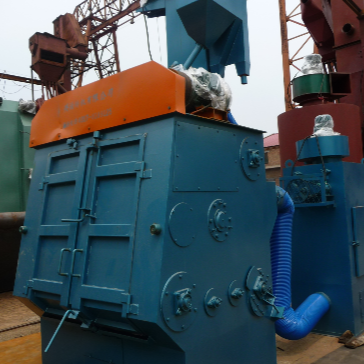 TIG Welding 22.6V Rated Welding Volta Shot Blasting Machine 1m*1.3m*1.3m For Metal Cleaning