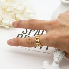 Anéis luxuosos da joia da forma das mulheres aro redonda da liga de ouro de 15 - de 18mm
