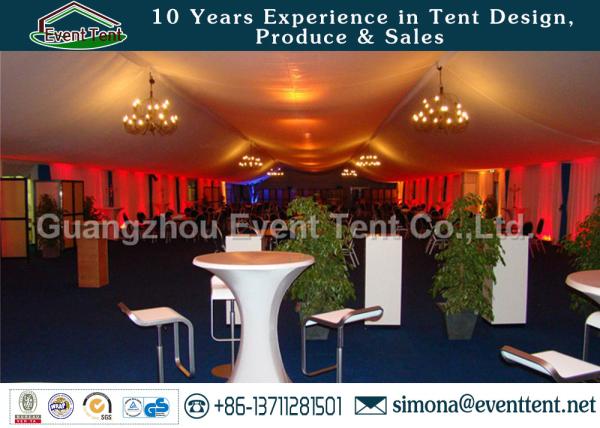 Luxury Wedding Party Tent event marquee With Hard ABS wall  / Glass Wall Easy Assemble