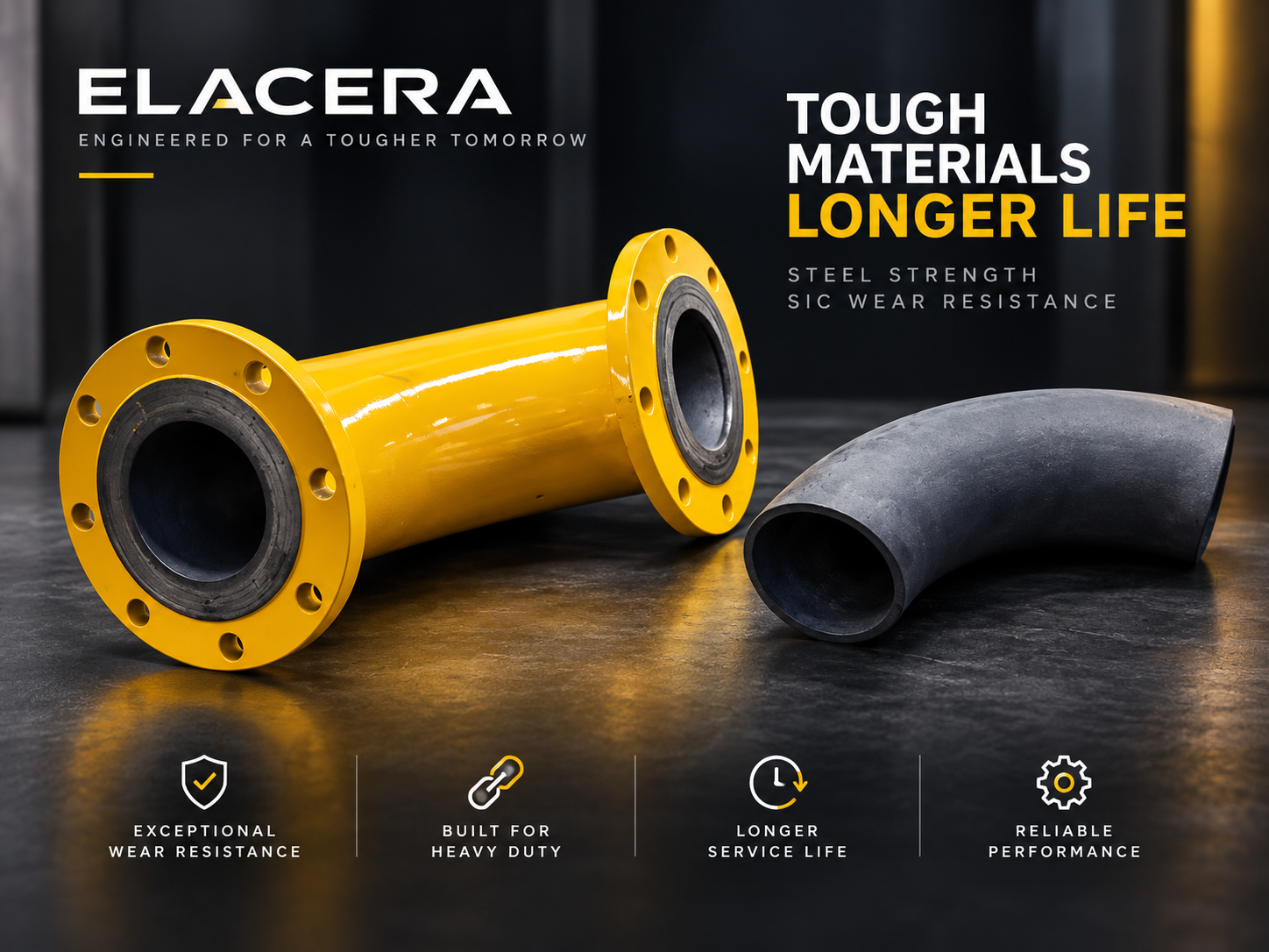 Silicon Carbide Tube for Abrasive and Corrosive Applications
