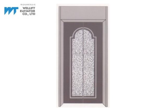 Mirror and Etching Elevator Cabin Decoration for Hotel and Commercial Lift