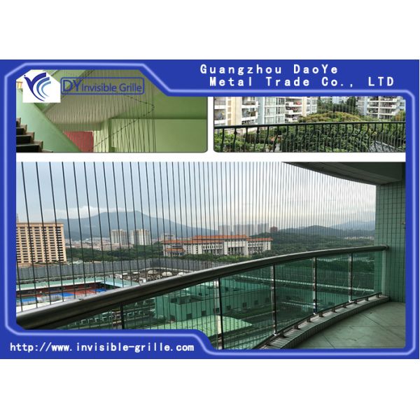 Безопасность сползая материал проводов нержавеющей стали невидимого гриля тонкий