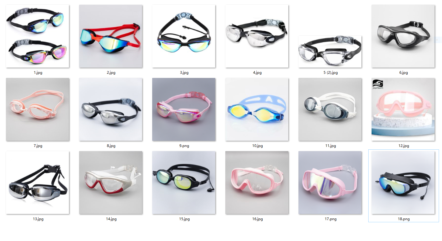 Eye Protection Unisex Children Swimming Goggles With Colorful Design Ages 4-16
