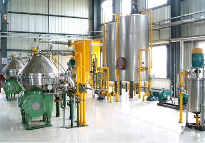 Mustard Small Scale Edible Oil Refinery Machinery Cooking Oil Refining Process 200Tpd