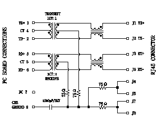 J00-0213NL	/ LPJ0011ABNL 10/100Base-T Ethernet I/O Connector Rj-45 Jack Female