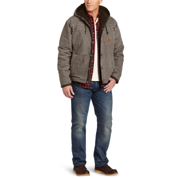 2 нагрудный карман, куртка изготовленных на заказ людей джинсовой ткани с клобуком/клобуком