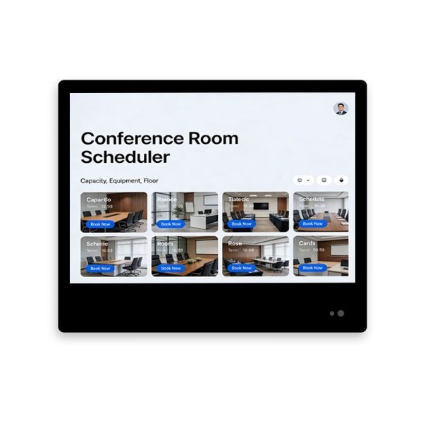 Touchscreen Room Management Solution for Large Enterprises