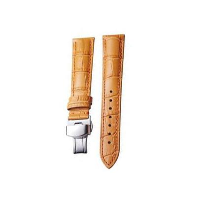 OEM de couro de couro da faixa de relógio da correia 24mm da faixa de relógio de 20g 16mm