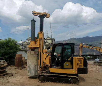 Multi-function Mini Rotary Pile Driver for Wind Power Plant Auxiliary Foundation Construction